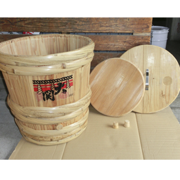 酒樽再利用品　漬物用空樽セット(36ℓ)